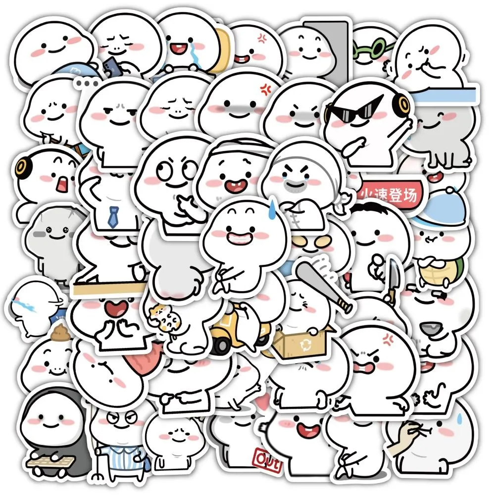60Pcs Kawaii Baby Shaped Stickers - Cute Cartoon Decals for DIY & Decor（ Anime Worlds Store）