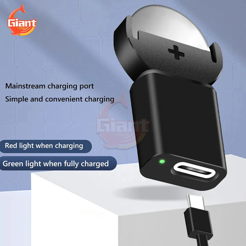 Mini Battery Charger USB Type-C Interface Power Charger Multiple Protection Rechargeable Li-Ion Coin Button Cells Charger