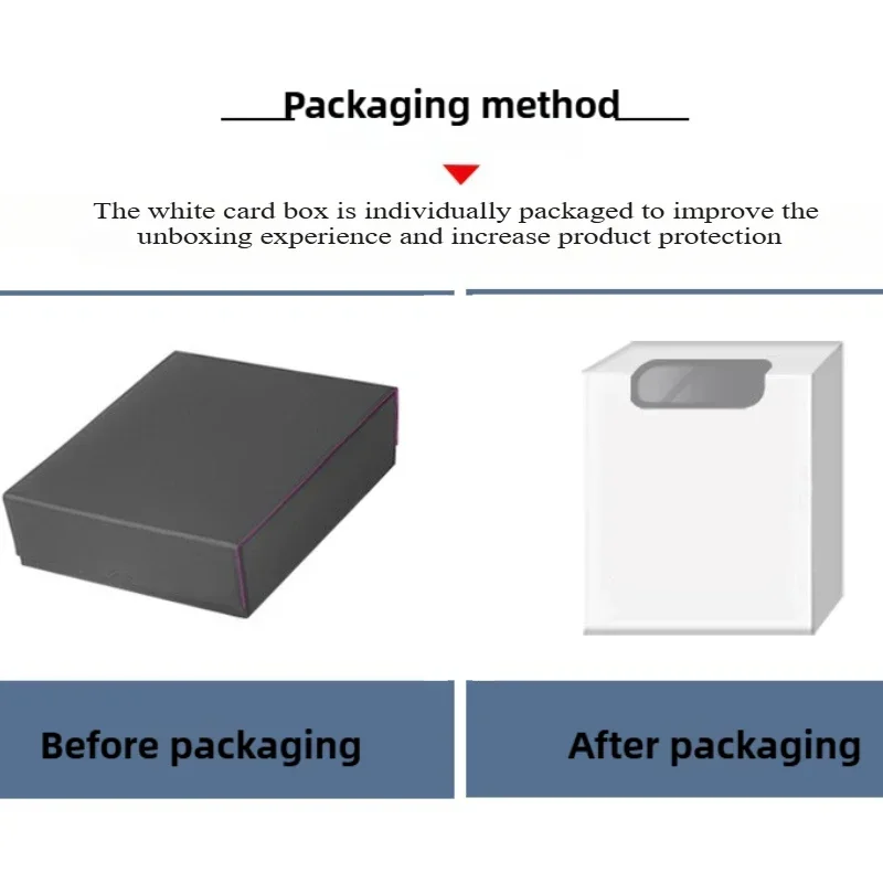 Caja de almacenamiento de tarjetas para más de 2800 tarjetas comerciales con soportes de tarjetas dedicados, pestañas divisorias de 24 colores, compatible con estuche para tarjetas deportivas Magic Game