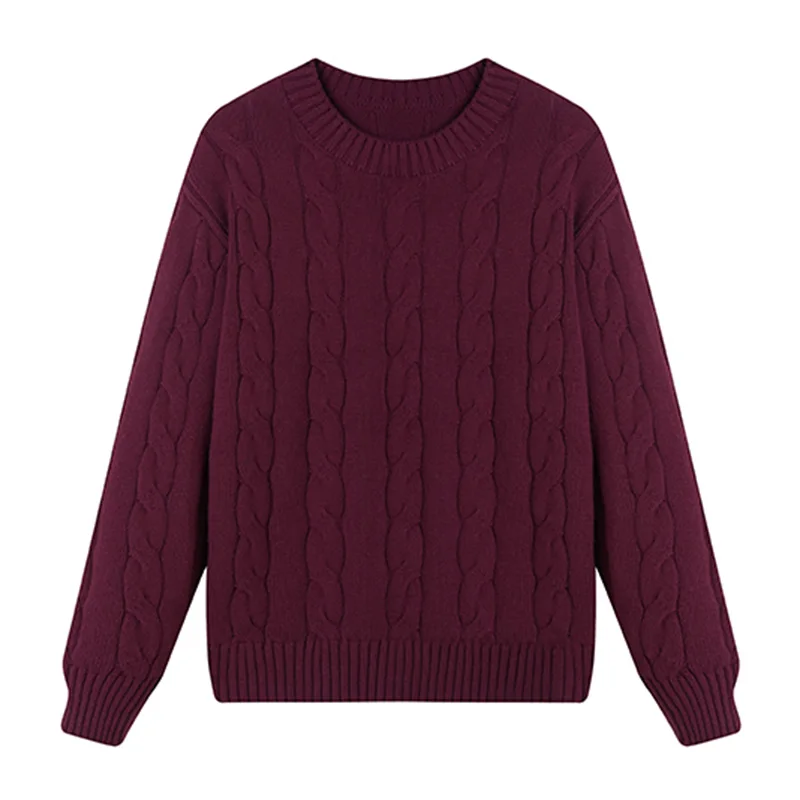 Solid Striped High-End Men Sweater Wool 11.1% Pullovers Knitwear Winter Quality Silky Comfortable Anti-Pilling Sueters De Hombre