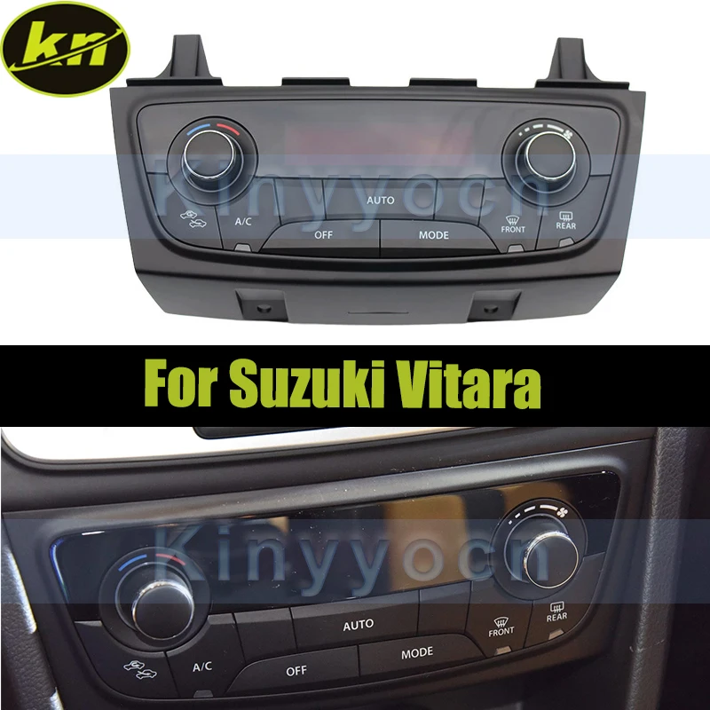 Air Conditioning Control Panel Assembly For Suzuki Vitara  2015-2022 Automatic AC Cold and Warm Air Switch Air Conditioning