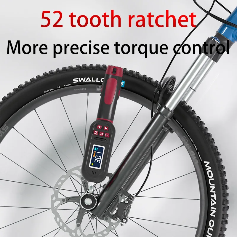 

6-60N.m Torque Wrench Color Screen | 2% Precision + Preset + LED/Buzzer Alert Motorcycle Car