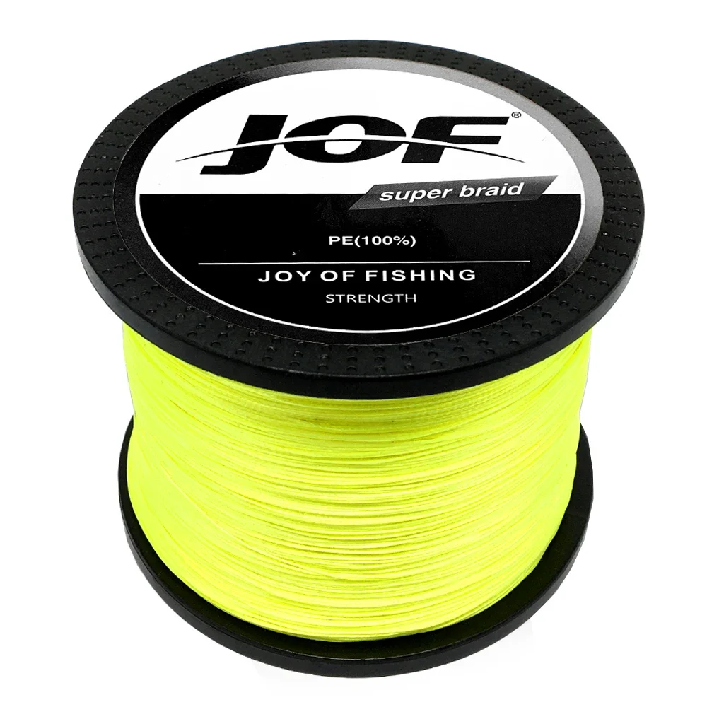 JOF 1000/500M 16 Strands Multifilament Braided Fishing Line 25-200LB Super Strong Long Casting HollowCore Main Wire 0.16-0.8mm