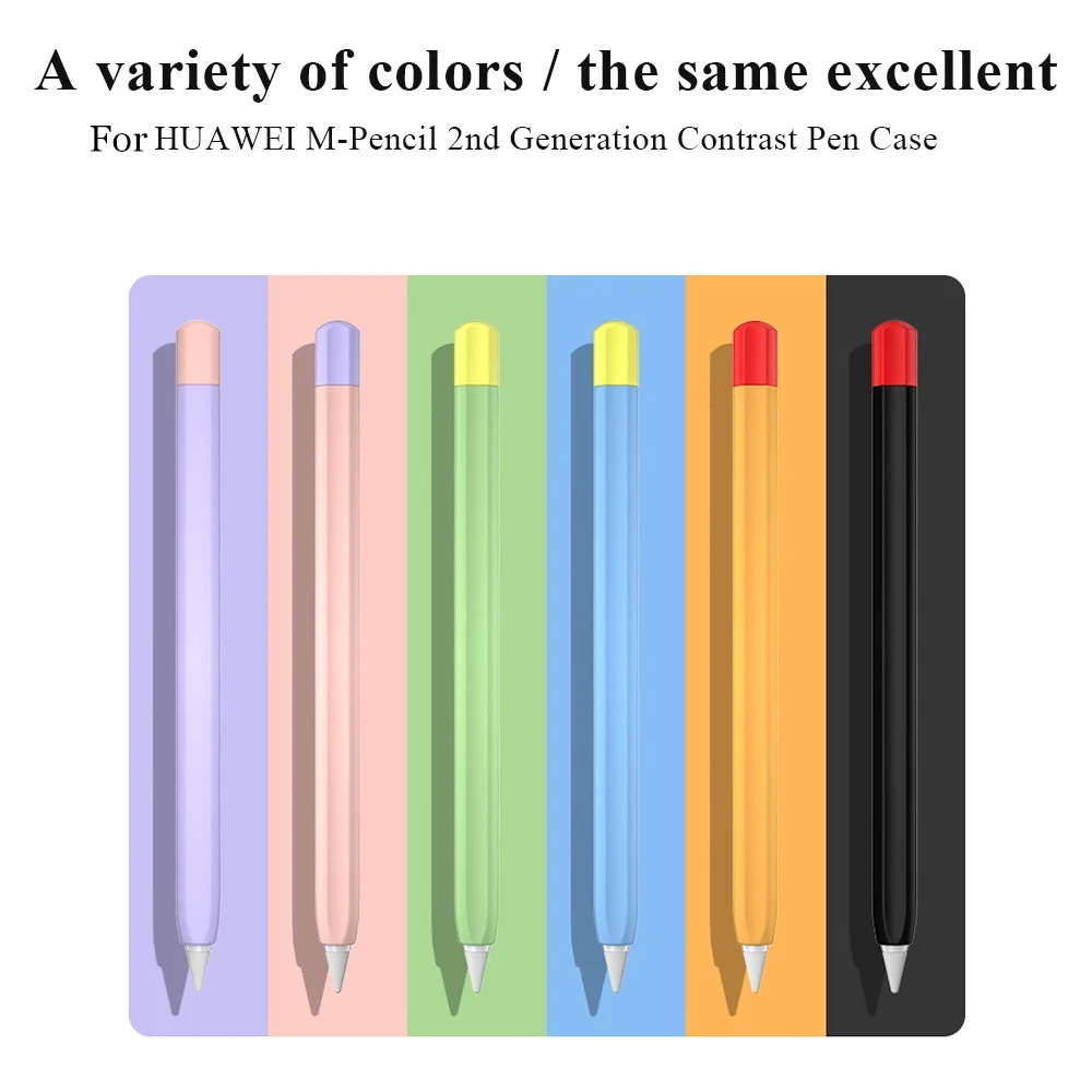 For Huawei m-pencil 2 Case Silicone Protective Cover For Huawei M Pencil 2 2en Pen Cover Pad Tablet Touch Stylus Pen Cases