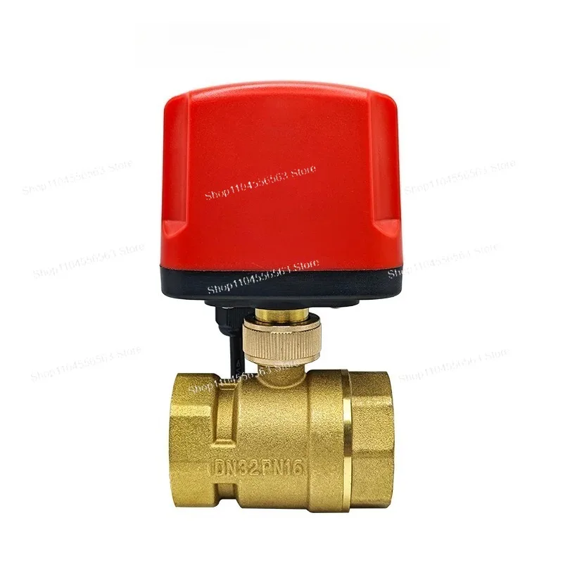 DN15-DN50 Motorized Ball Valve - 2-Wire/3-Wire Waterproof IP65, 2-Way/3-Way Electric Water Valves (12V/24V/220V, Female Thread)
