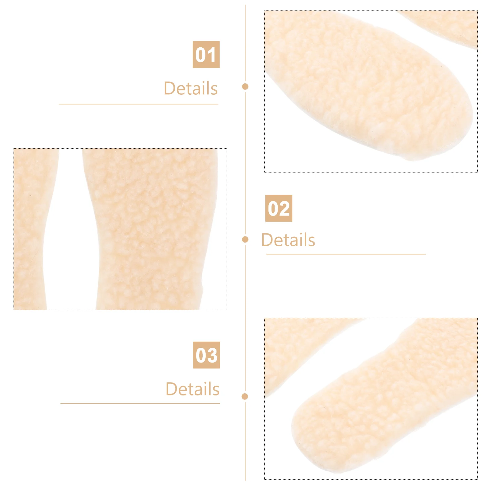 

Children's Insoles Shoes Accessory Warm Comfortable Bottom Baby Shoe-pad Winter Shoes-pad Accessories