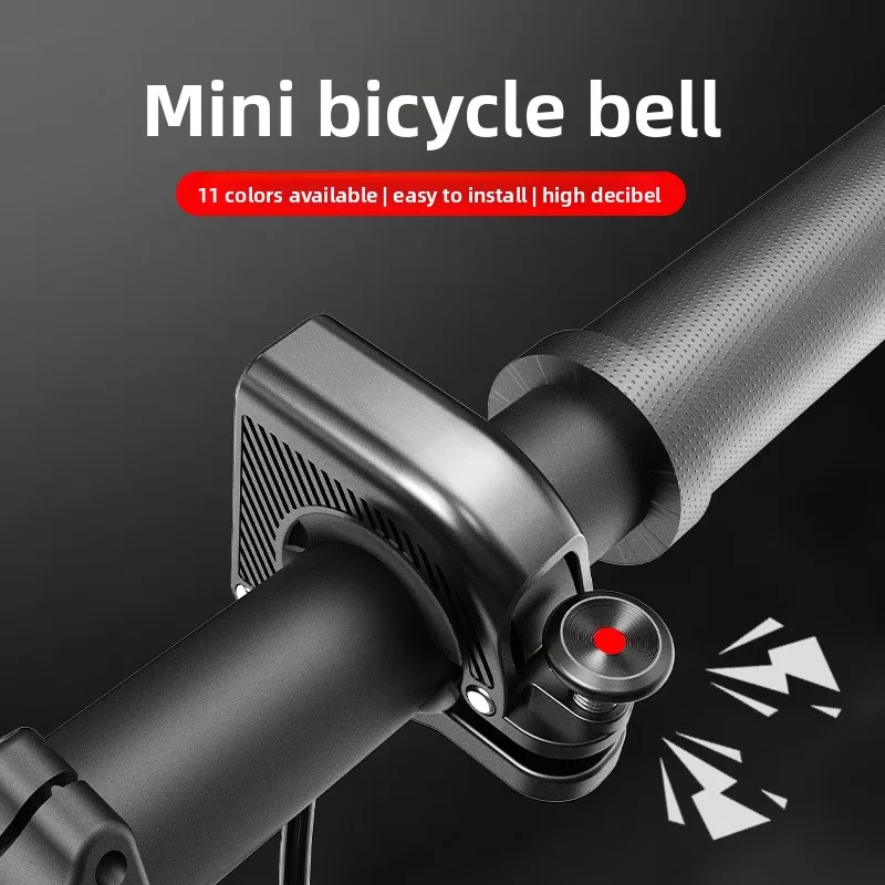 

Bicycle Hidden Aluminum Alloy Bell High Decibel Mountain Road Bike Super Loud Horn Handlebar Small Bell Riding Equipment