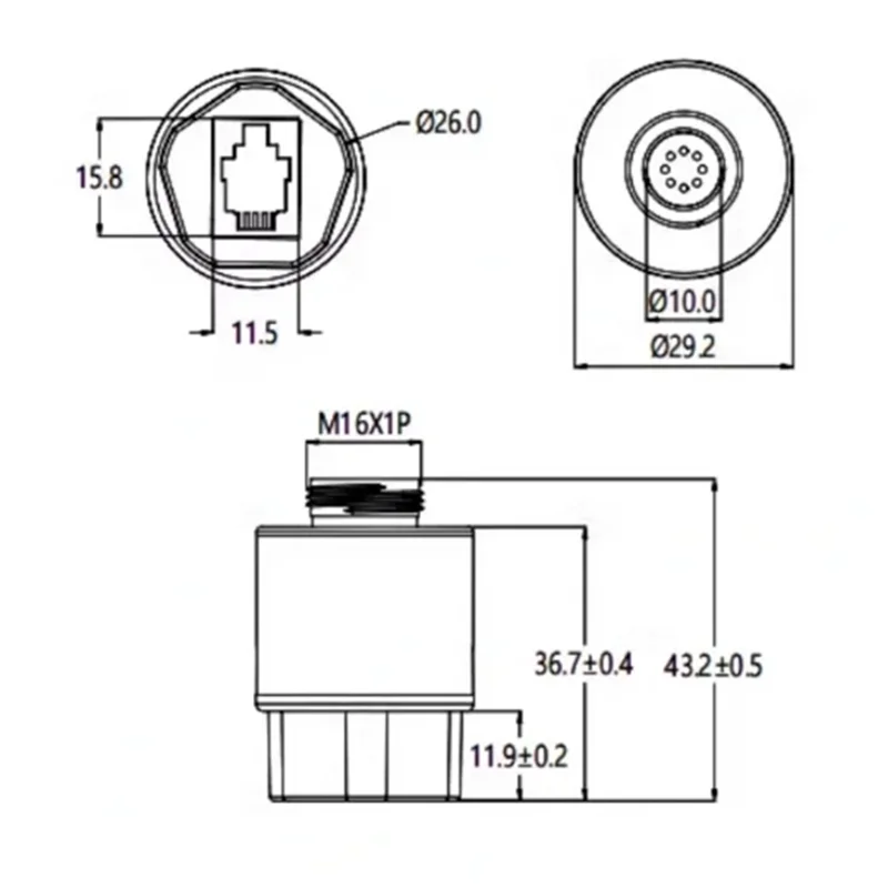 ABKW-New AO-07 Oxygen Sensor O2 CELL Compatible With MOX-3