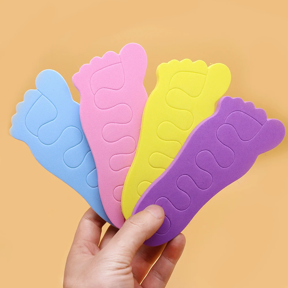 10Pairs الملونة إيفا فاصل أصابع القدم إسفنجة لينة مسمار الفن أصابع أصابع مقسم مستلزمات الأظافر باديكير مانيكير اكسسوارات وأداة #6