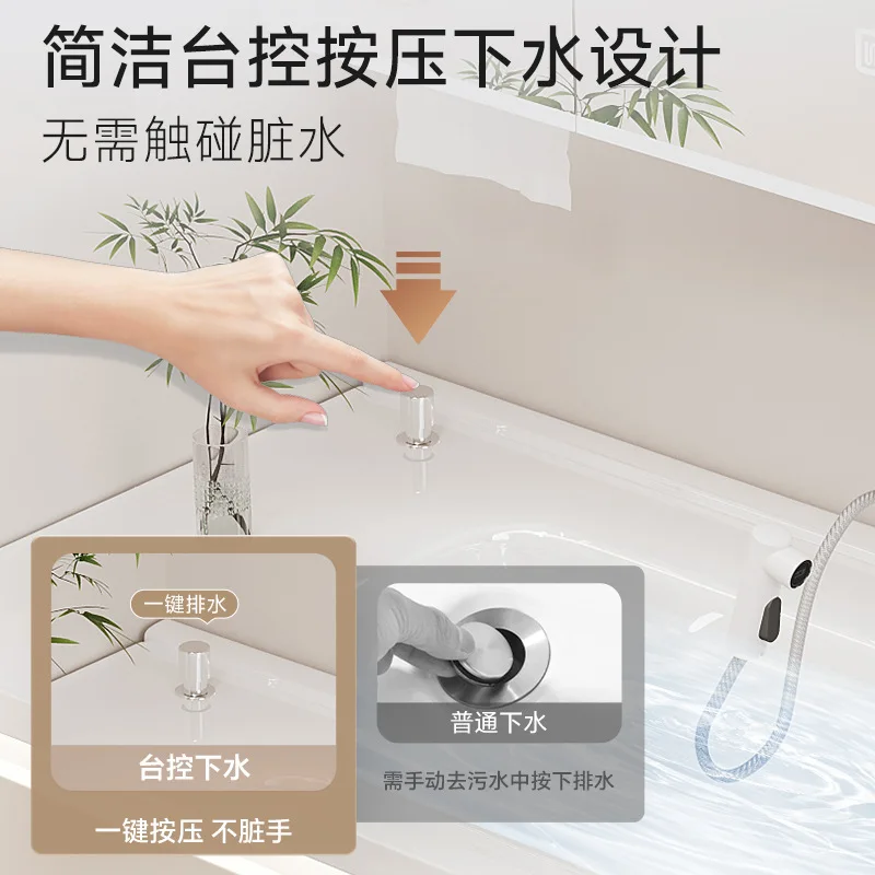 Bathroom Cabinet Ceramic Integrated Basin Toilet Drawer Wash Table Basin Combination Honeycomb Aluminum