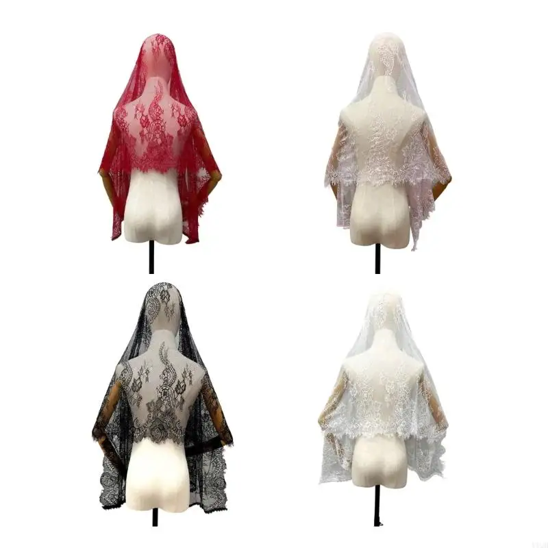 

Enduring Designed Bridal Scarf Soft Polyester Material Perfect For Celebrations