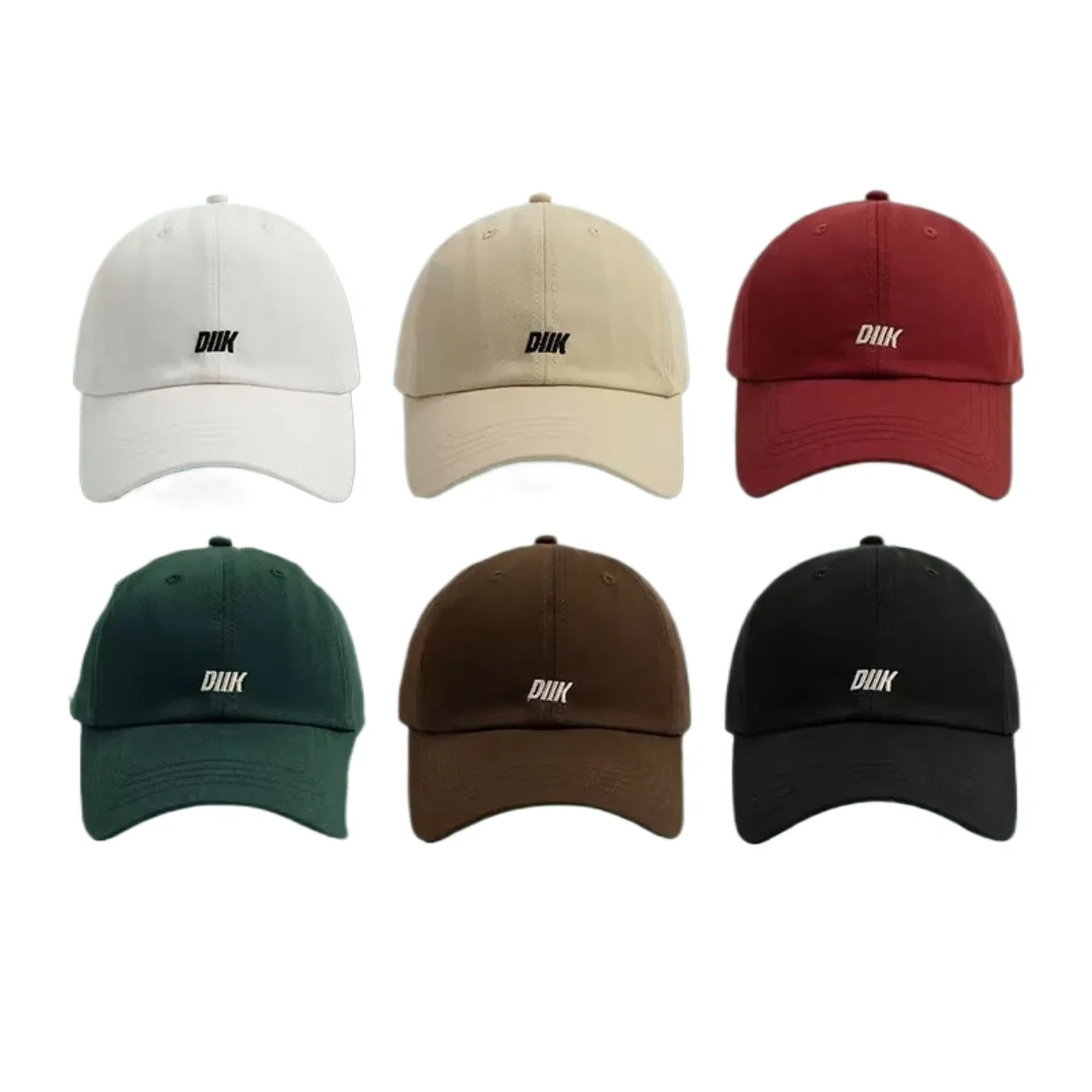 

ins Korean niche tidebrand small letter embroidered baseballcap men's spring and summer face small widebrim cap universal