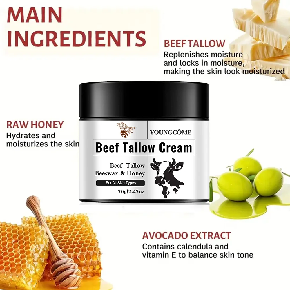 كريم عسل طويل من لحم البقر من يونجكوم - ترطيب عميق، تفتيح وتجديد شباب، مرطب مغذي للنساء، إصلاح الاحمرار #4