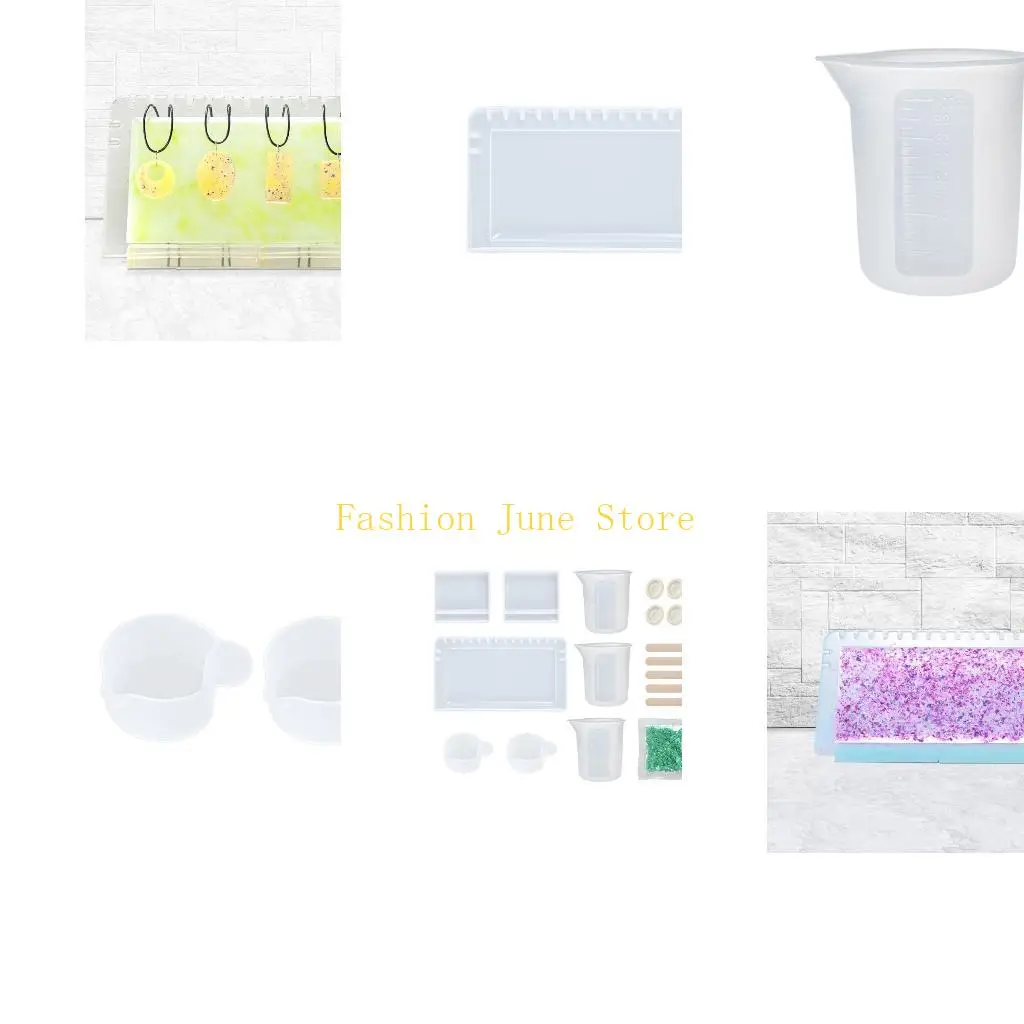 

N5KA 1 Set Necklace Storage Display Stand Epoxy Resin Mold Ornaments Silicone Mould