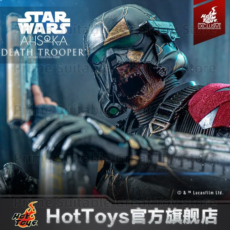 【En stock】Figura coleccionable original de Hot Toys Ahsoka Death Trooper a escala 1:6, regalo y colección