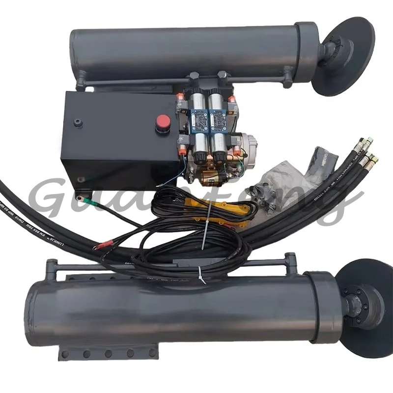12V Hydraulic RV Stabilizer Cylinder Legs, Automatic Leveling Jack System for RV & Camper