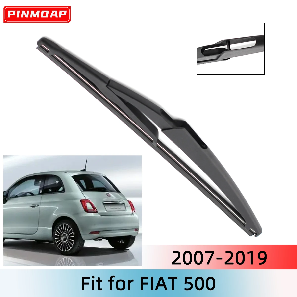 

Щетка заднего стеклоочистителя автомобиля для FIAT 500 2007-2019, щетки для дворников ветрового стекла, аксессуары для чистки