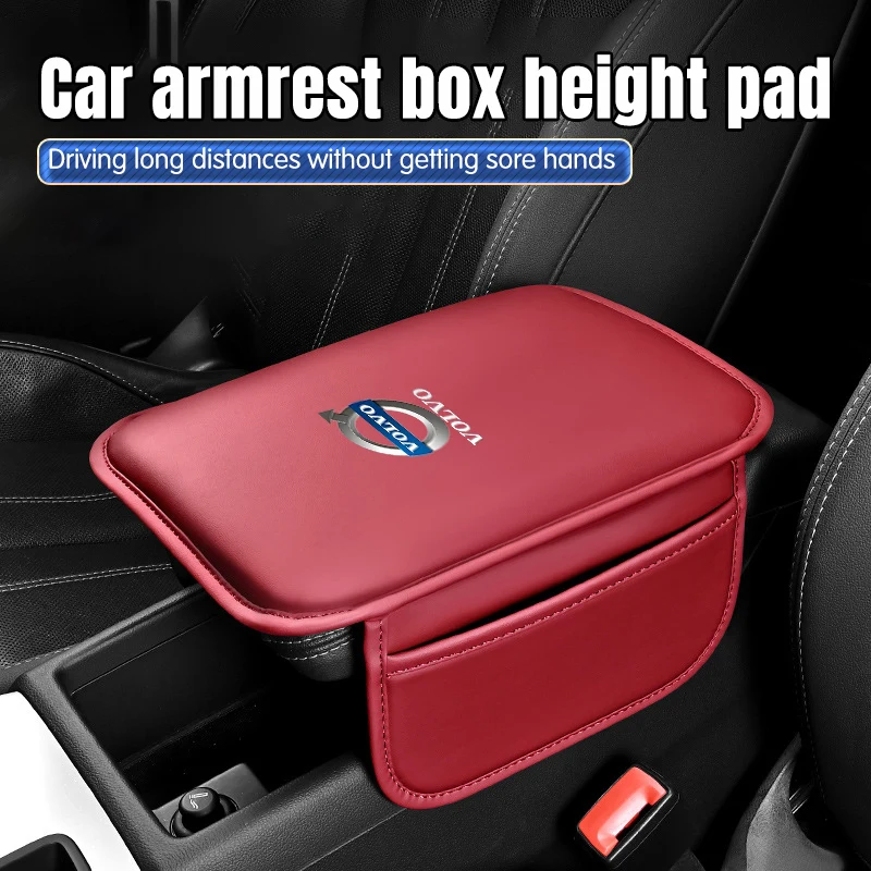 Car Armrest Box Mat Stowing Tidying Cushion Protective Pad For Volvo XC90 V90 V60 XC60 V40 S80 S60 S90 C40 XC40 V70 XC70 C3 S90