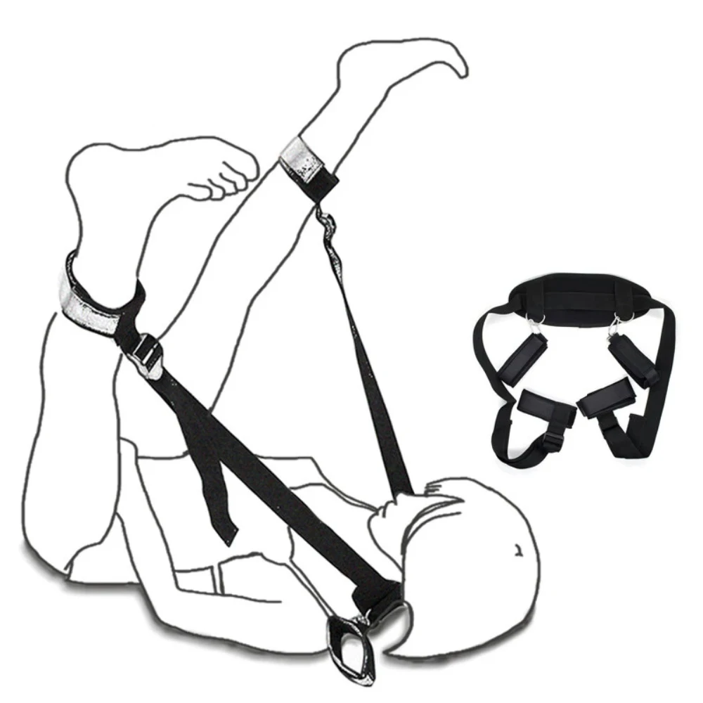 InDispensBondage-Jeu de retenue pour adultes, menottes, collier de cou, poignet, bouche, ち, sangle, fétiche SM, jouets sexuels pour femmes, produit pour couples