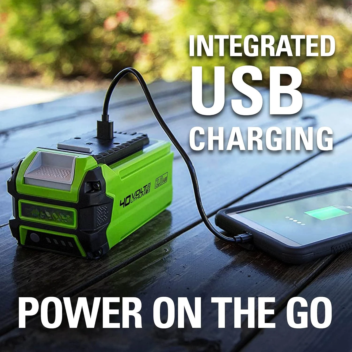 40V 24" Cordless Hedge Trimmer (1" Cutting Capacity), Tool Only