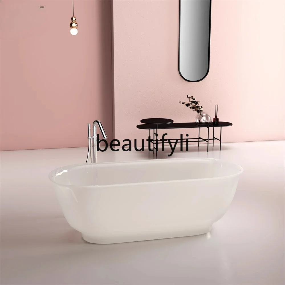 

ss25 White jade 1.7 meters independent hotel villa club double adult household bath tub custom