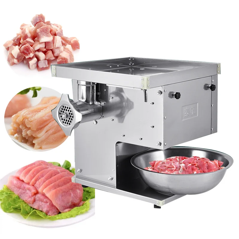 

Commercial Meat Slicer Cutter Machine Meat Cutting Machine Stainless Steel Electric Slicer for Vegetable Pork Lamb