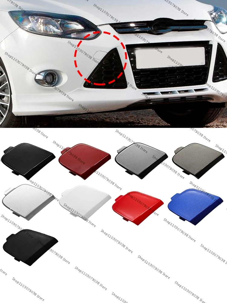 Car Front Bumper Tow Hook Cover For Ford Focus 3 MK3 2012 2013 2014 Cap Trailer Hauling Eye Cover Lid - view 3