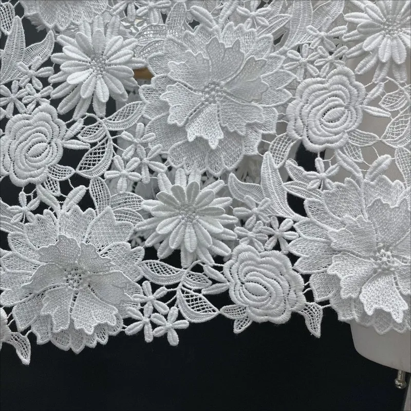 

1 Yard Fashionable Computer-embroidered Fabric for Wedding Dresses