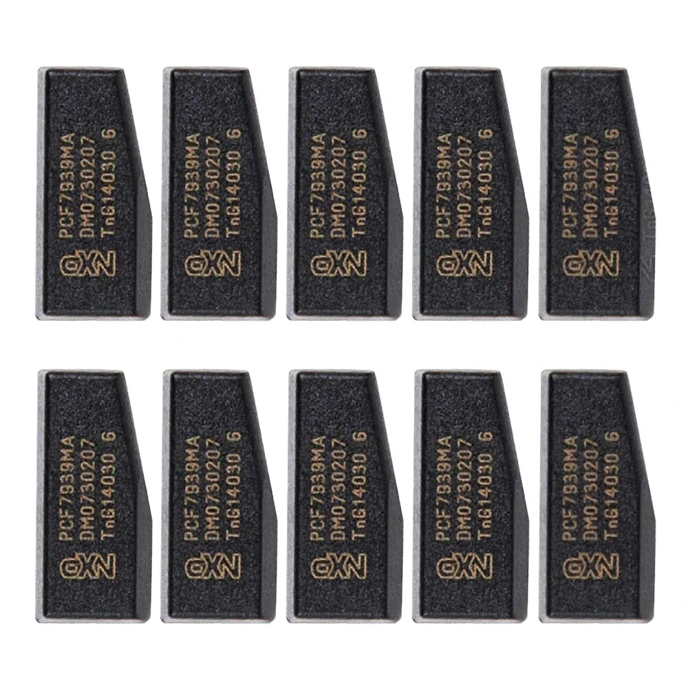 Original PCF7939 CHIP TP39 PCF7939MA Car Key Carbon 4A Hitag Chip Transponder Blank Chipsfor Fiat /Renault chip 50pcs/LOT