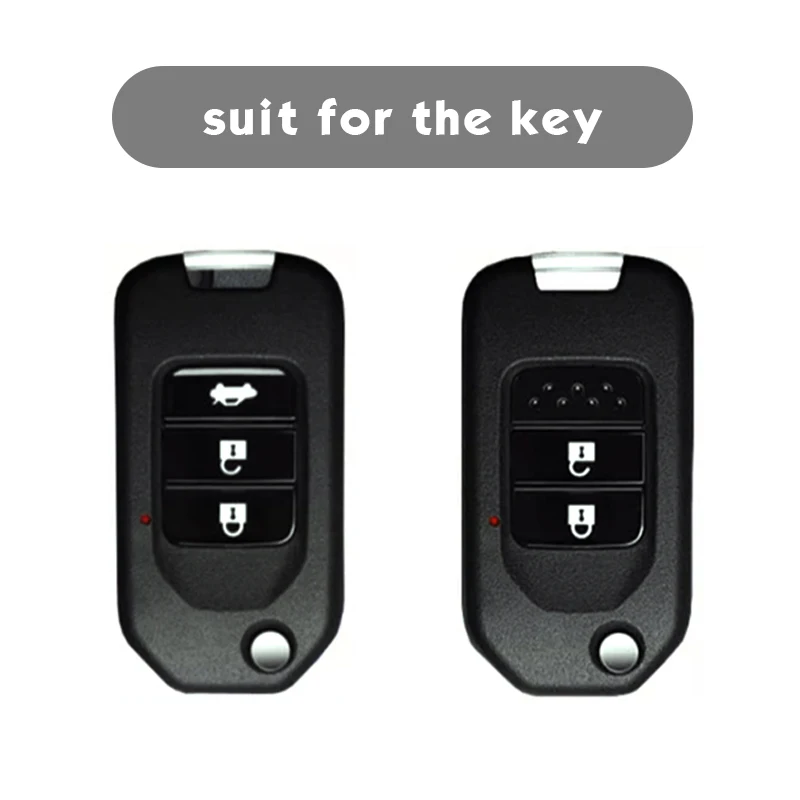 Zinc Alloy for Honda Accord Crosstour Civic Fit XRV CRV City Greiz Marina Wisdom Jazz Flip Folding Car Key Case Cover Fob Bag