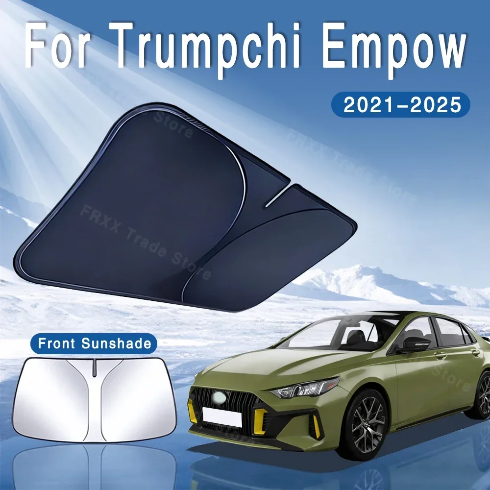 Foldable Car Sun Visor Front Windshield Sunshade Heat Insulation Summer Cooling Auto Accessories For Trumpchi Empow 2022~2025