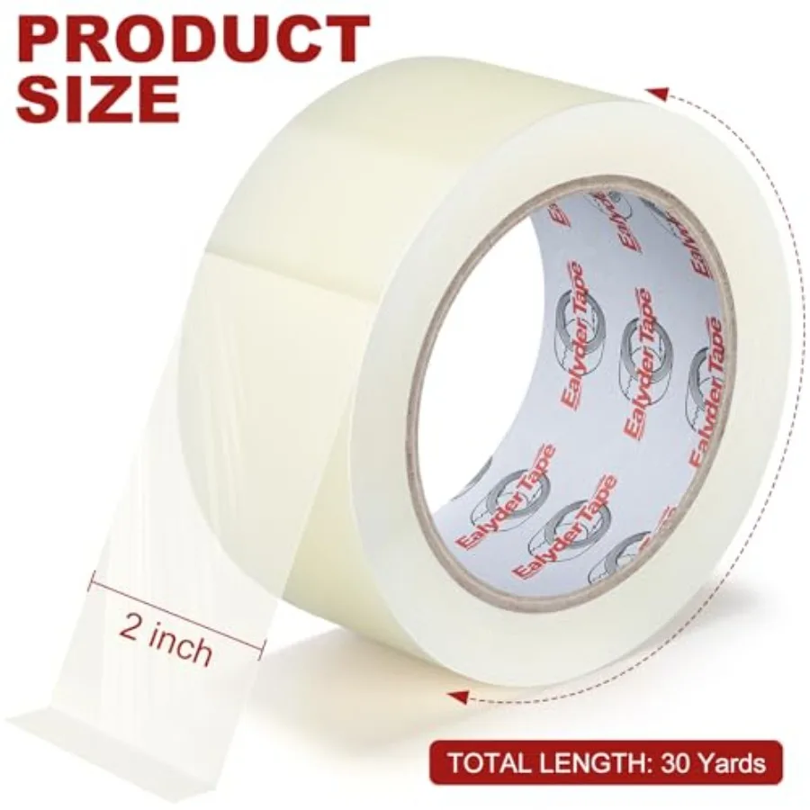 90 Feet Transparent Window Weather Sealing Tape, Clear Wdow Draft Isolation Sealg Film Tape, Wdow sulation SurfaceSafe for Door - view 3