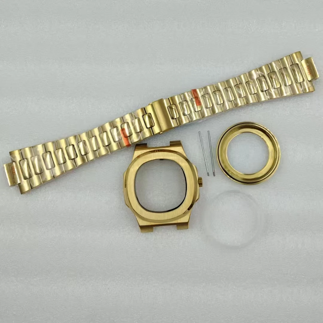 Watch accessories modified case 41mm Nautilus sapphire glass mirror transparent cover suitable for NH35/36 movement