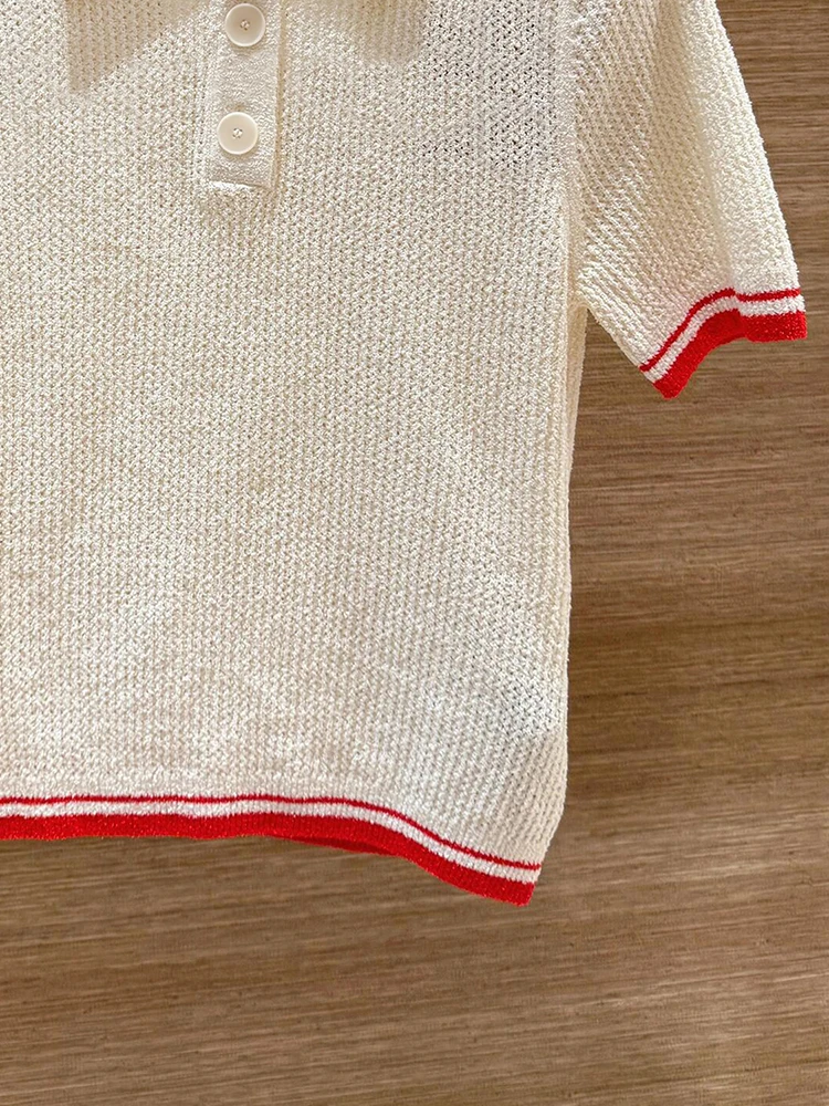 

Женская трикотажная футболка Ele Summer Ne Faion Sle ort Sve round Ne Pullover Top от S Home South Oil