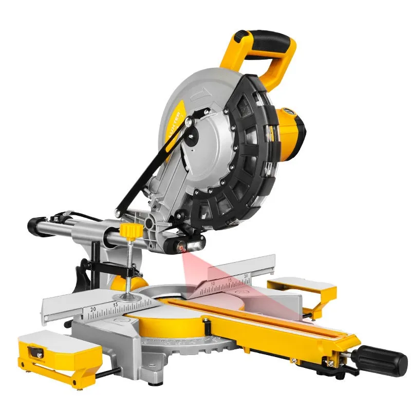 

Multifunction Circular Saw 8/10 Inch Miter Saw Pull Rod Miter Saw With Laser-Assisted, Aluminum Alloy Table Saw Bevel Saw