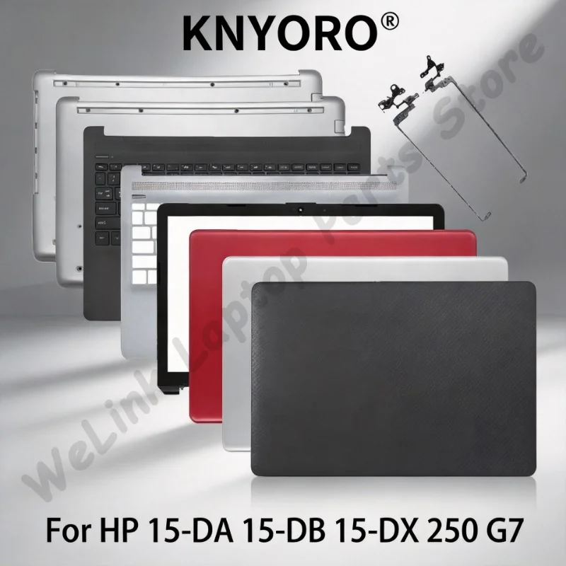 New Replace Laptop Case For HP 250 G7 15-DB 15-DA 15-DX TPN-C135 TPN-C136 LCD Back Cover Front Bezel Palmrest Bottom Top Cover