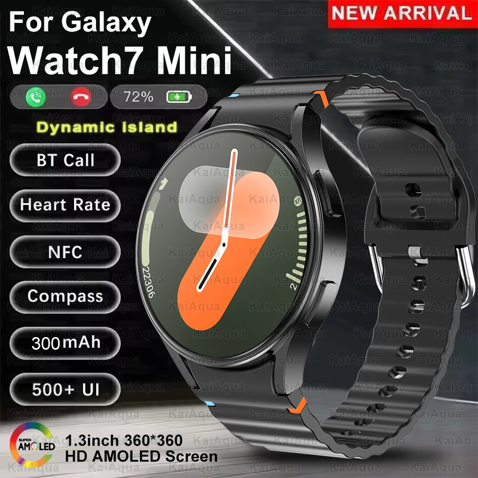 

2025 Новые часы 7 мини-серии Смарт-часы AMOLED HD-экран NFC GPS Bluetooth Спорт под названием Фитнес-трекер Смарт-часы с пульсометром