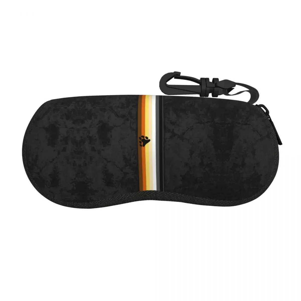 

Custom Distressed Gay Bear Pride Flag Stripe Shell Eyeglasses Protector Cases Cool Sunglass Case LGBT GLBT Lesbian Glasses Pouch