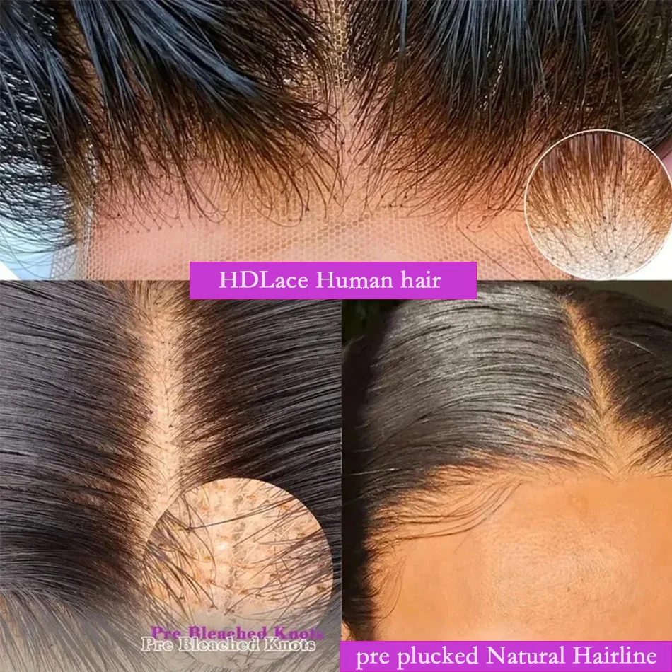 Wig rambut manusia Bob depan renda pendek dengan kepadatan 150% rambut manusia lurus Brasil transparan 13x4 bagian gratis wig renda rambut manusia telah ditanami