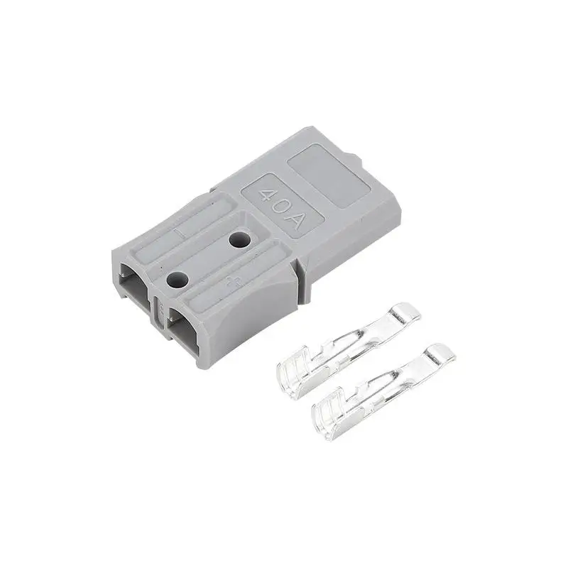 2Pcs Forklift Battery Connector Wire Cable Connectors 40A 600V Large Current Power Connector  Plug Terminal