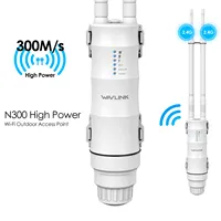 WAVLINK AC300/600 Wireless Outdoor Router High Power Long Range AP/Repeater With 2x7/8 dBi Directional Antennas