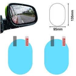 Película impermeable antiniebla para coche, pegatina transparente para ventana, espejo, accesorios