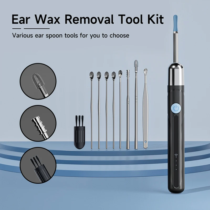 4.2 มม.ไร้สายภาพขอบเขตหู 1080P กล้องตรวจสอบสําหรับ iOS/Android WiFi Endoscope Otoscope EAR WAX Removal เครื่องมือทําความสะอาด