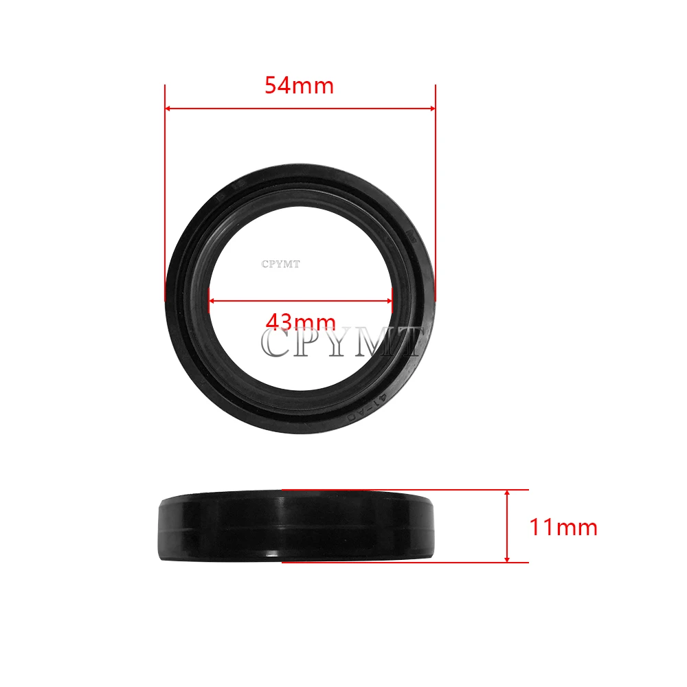 43x54x11 43 54 Front Shock Fork Damper Shaft Oil Seal Dust Cover Fit For FXSB PRO STREET BREAKOUT CVO 2017