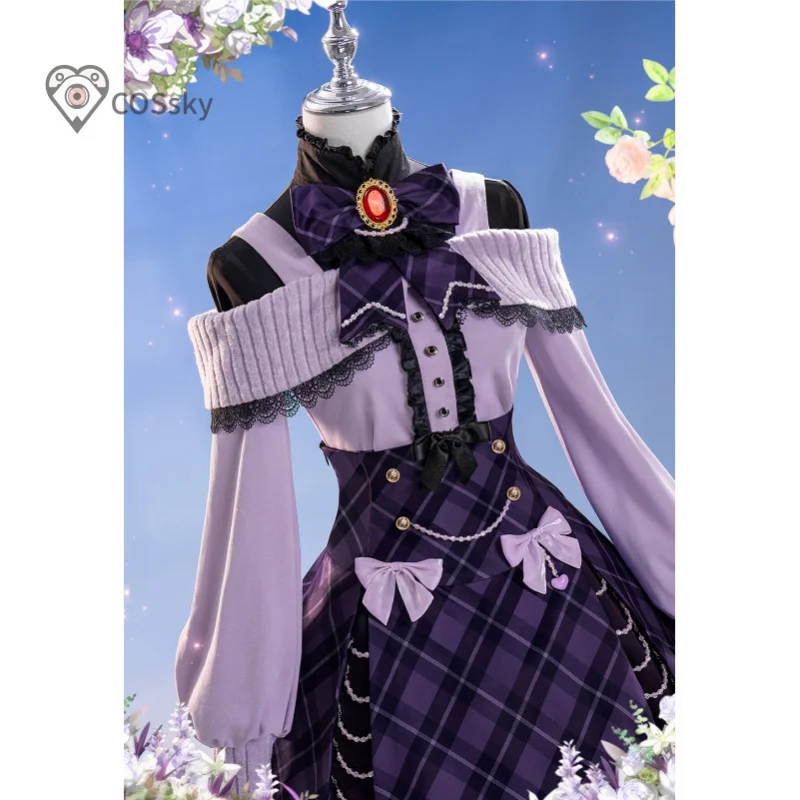 

Костюм для косплея Комори Юи из игры DIABOLIK LOVERS: милый свитер, платье, галстук, аксессуары для Хэллоуина, новая униформа JK Комори Юи