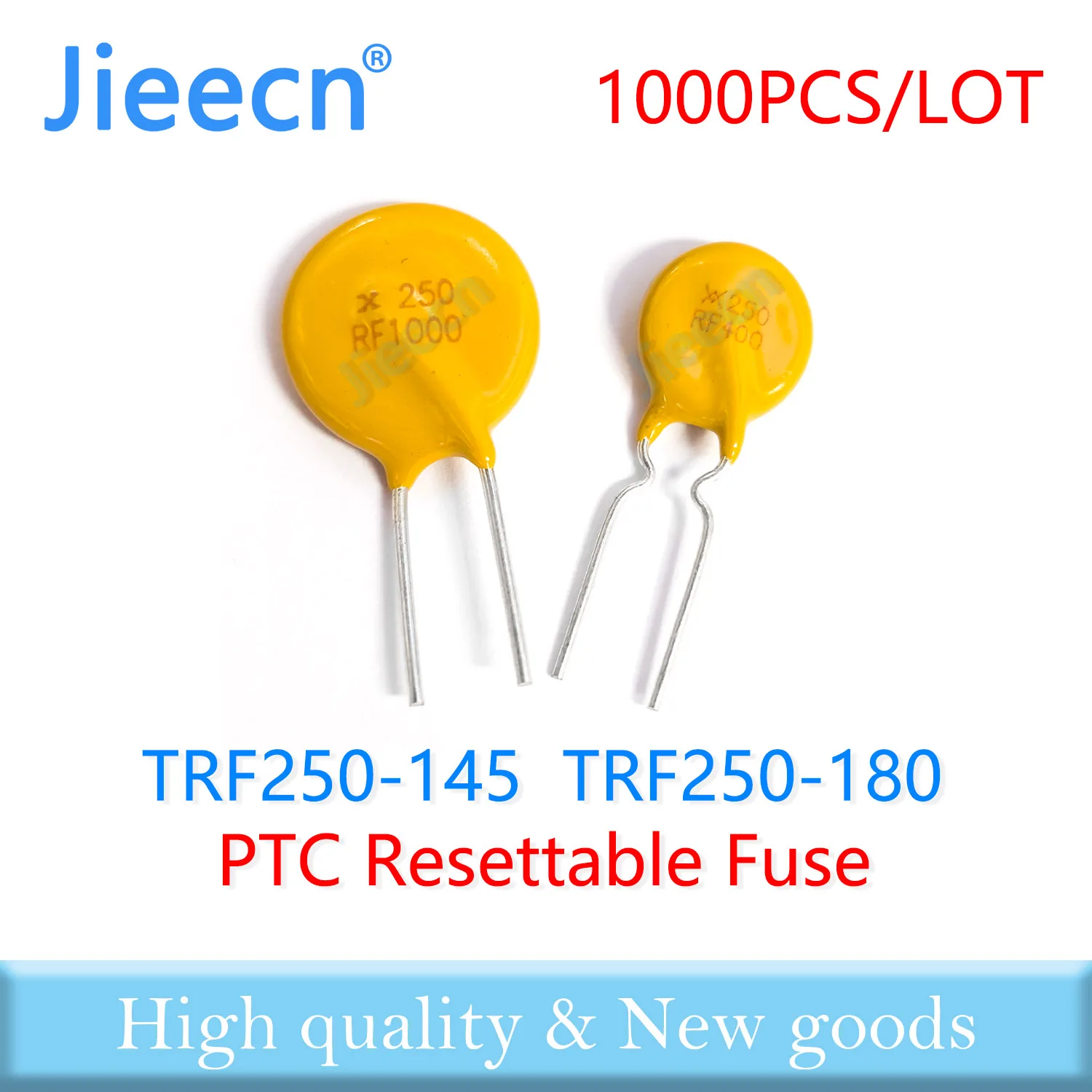 

Jieecn 1000PCS TRF250-145 TRF250-180 250V 0.145A 0.18A RF145 RF180 JK250-145U JK250-180U Resettable Fuse PTC DIP Chinese