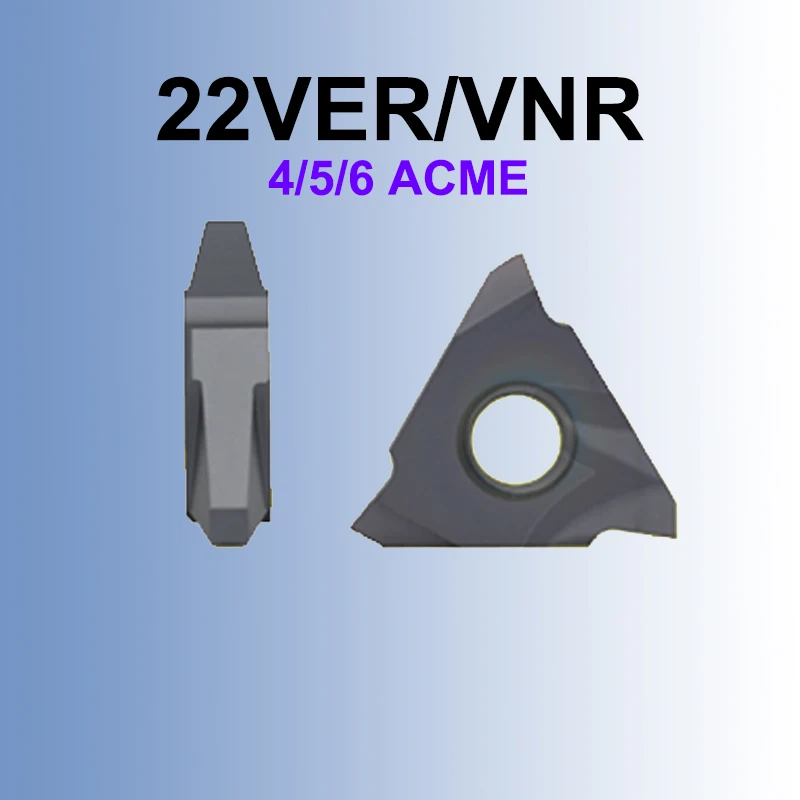 

29 Degree 22VER 22VNR 5.0 6.0 4.0 ACME Vertical Trapezoidal AmericanThread Carbide Inserts Internal and External General 5ACME