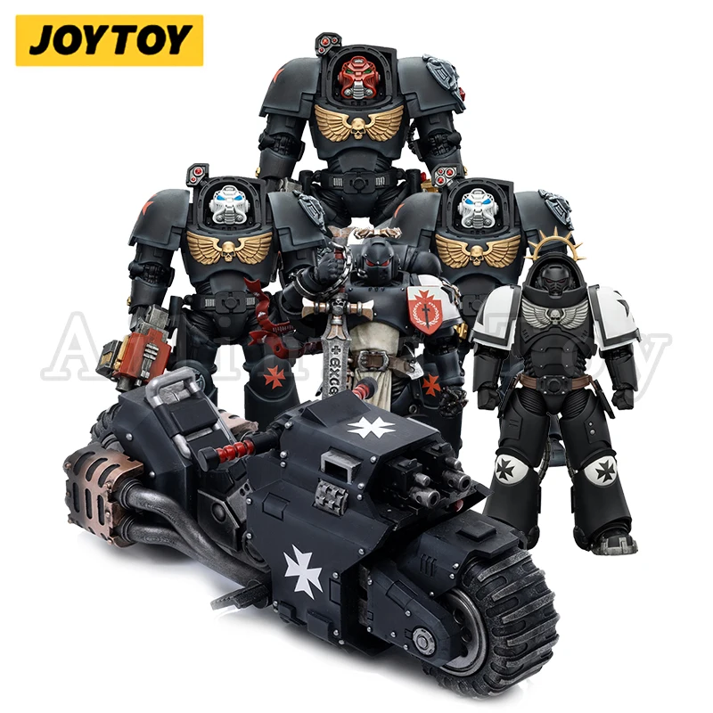 JOYTOY 1/18 Action Figure 40K Black Templars Squads Anime Collection Military Model