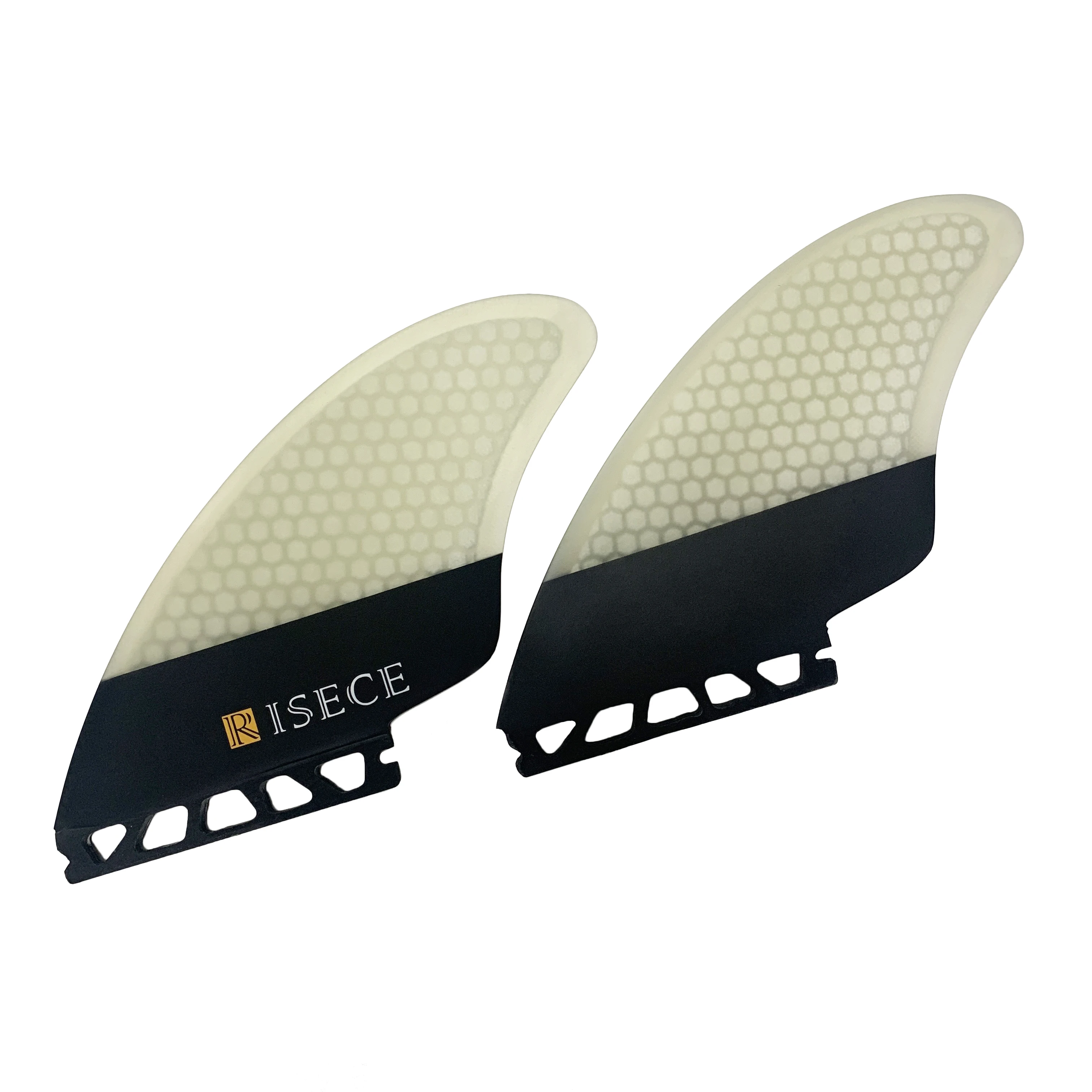 RISECE FCS 2 Surfboard Twin Fins Keel Honeycomb Fins Hexa Core Keel Twin Fins 2PCS/SET