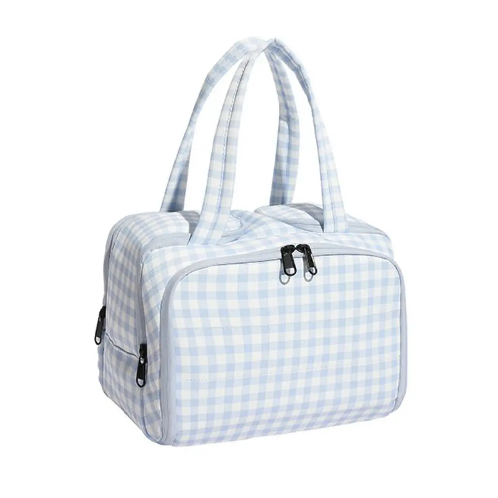 

Модная портативная косметичка большой вместимости с несколькими отделениями, органайзер для косметики в стиле Ins, дорожная сумка для туалетных принадлежностей